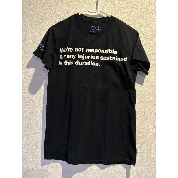 Asap Rocky SMALL Injured Generation"Not Responsible" Tour Shirt Double Sided - Picture 2 of 4